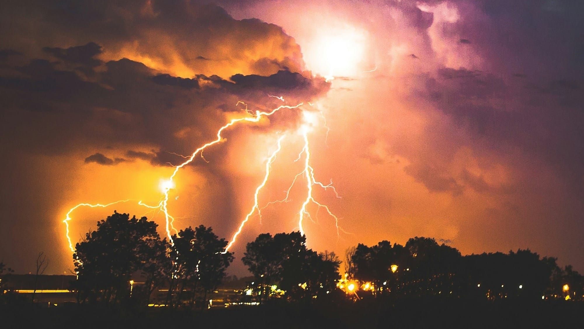 The storm cleared the static for me.